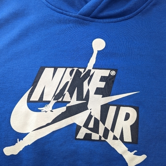 Nike Air cotton pullover hoodie blue men's sz Small, women's sz medium, kids sz - Picture 2 of 7